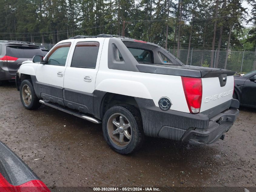 2003 Chevrolet Avalanche 1500 VIN: 3GNEK13T53G145702 Lot: 39328841