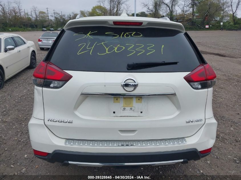 2018 Nissan Rogue Sv VIN: JN8AT2MV4JW343443 Lot: 39328845