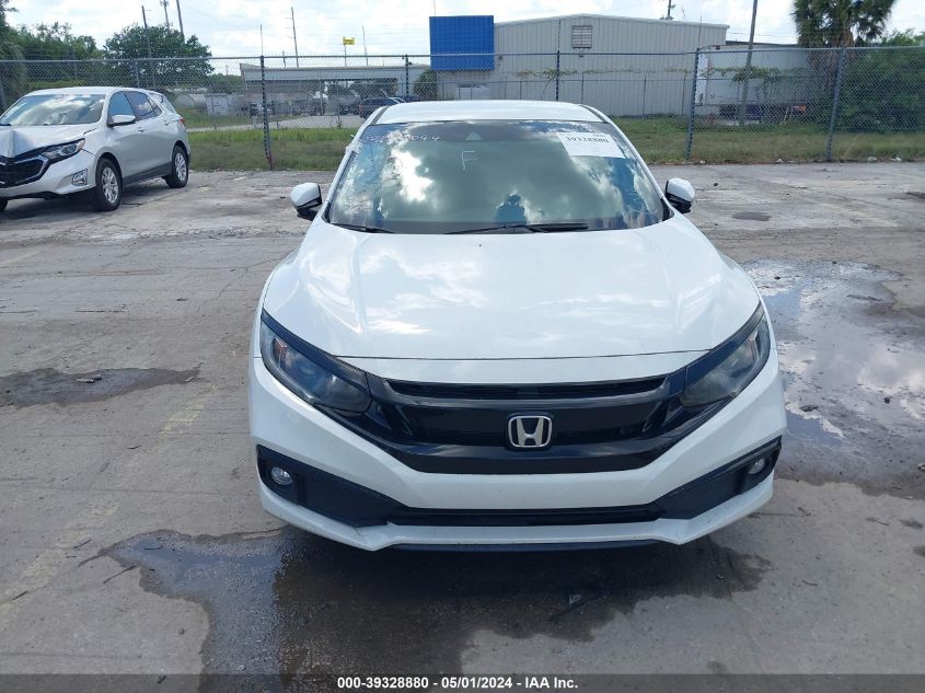 2021 Honda Civic Sport VIN: 2HGFC2F80MH522592 Lot: 39328880