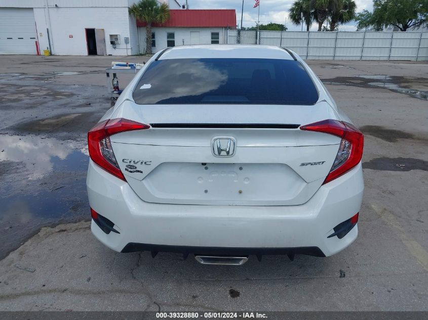 2021 Honda Civic Sport VIN: 2HGFC2F80MH522592 Lot: 39328880