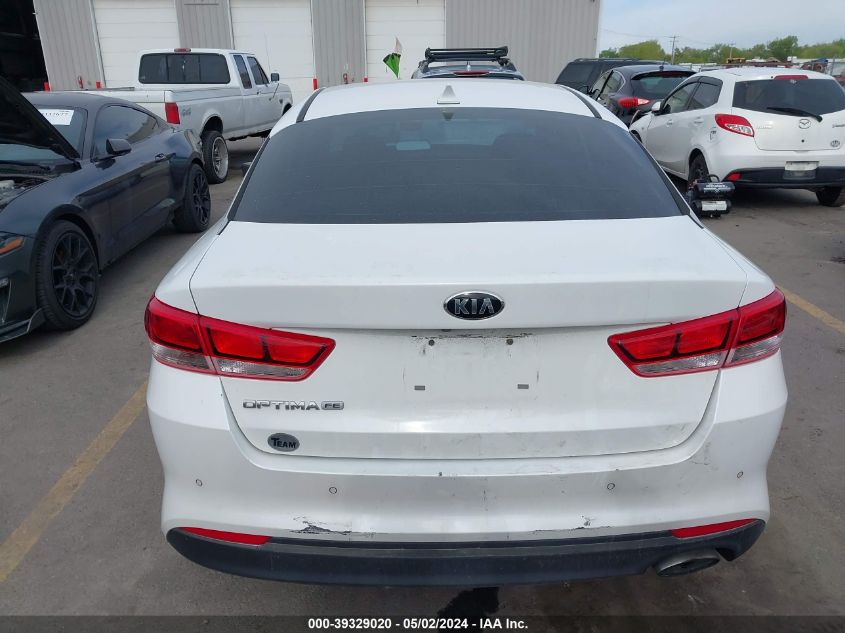 2018 Kia Optima Lx VIN: 5XXGT4L36JG221539 Lot: 39329020