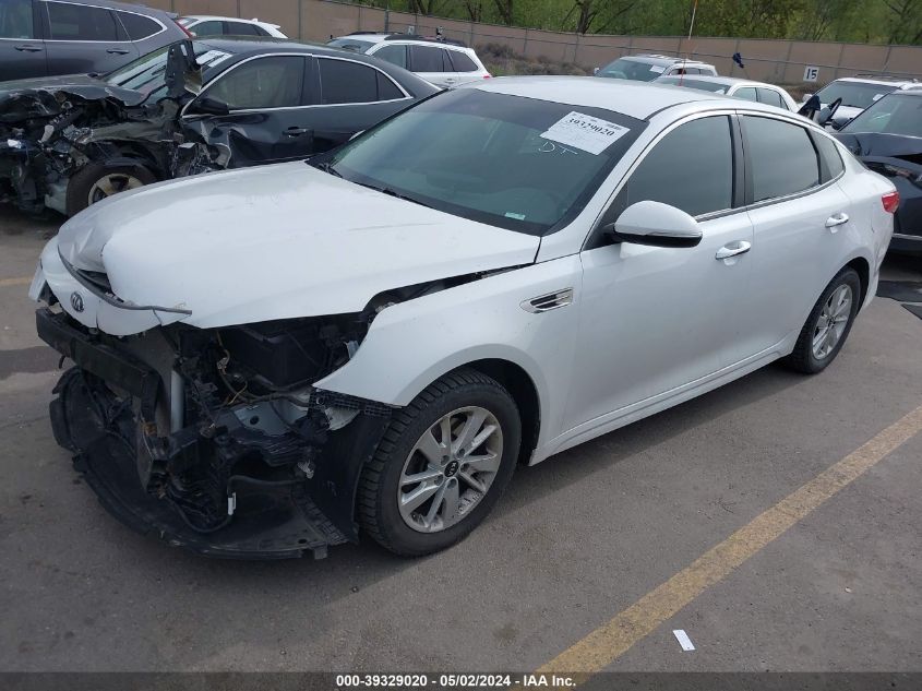 2018 Kia Optima Lx VIN: 5XXGT4L36JG221539 Lot: 39329020