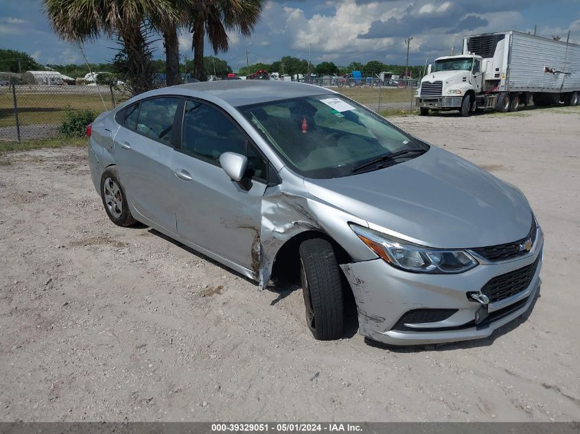 2018 Chevrolet Cruze Ls Auto VIN: 1G1BC5SM1J7115818 Lot: 40949581