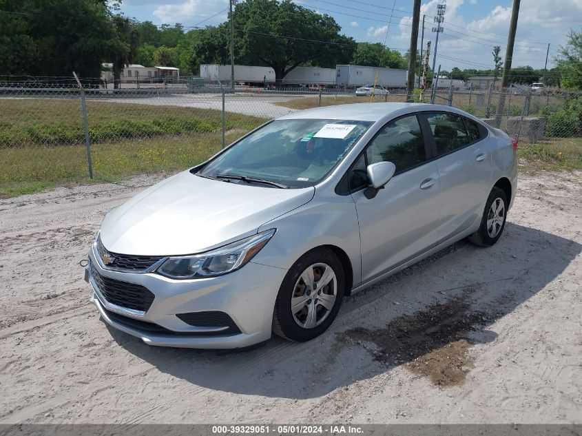 2018 Chevrolet Cruze Ls Auto VIN: 1G1BC5SM1J7115818 Lot: 40949581