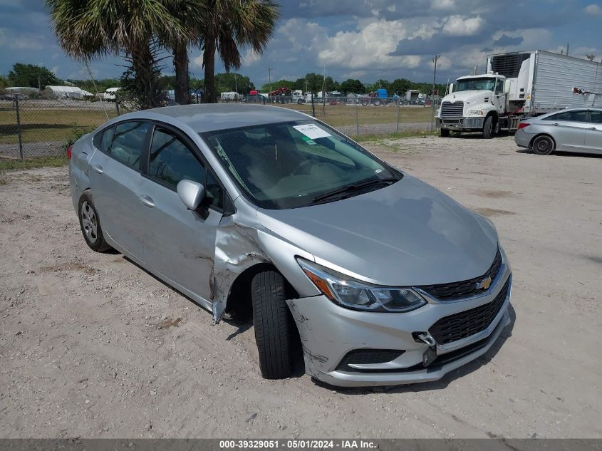 2018 Chevrolet Cruze Ls Auto VIN: 1G1BC5SM1J7115818 Lot: 40949581