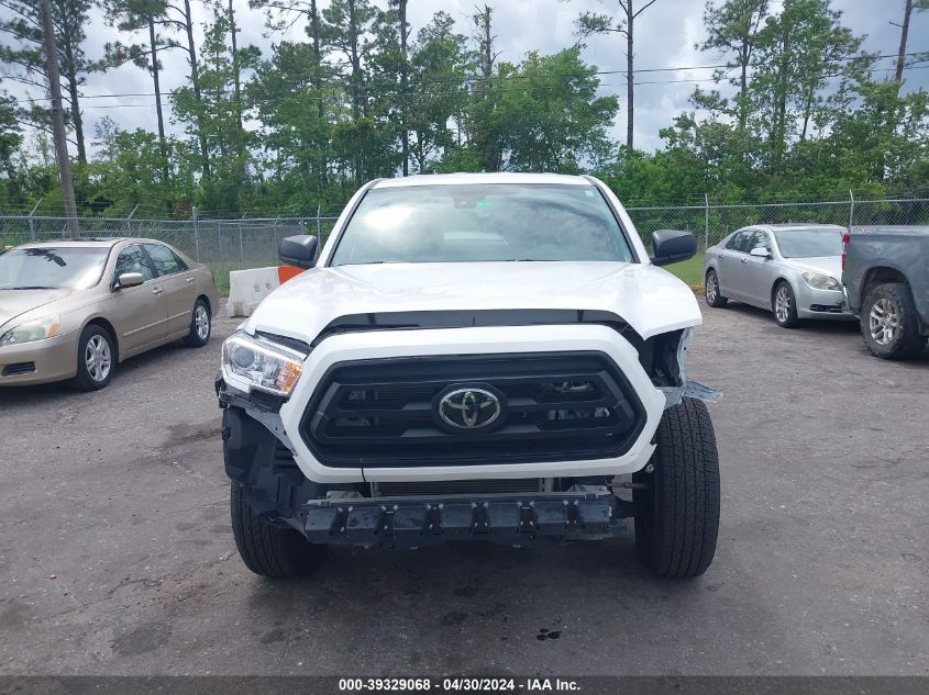 2022 Toyota Tacoma Sr VIN: 3TYRX5GNXNT043819 Lot: 39329068