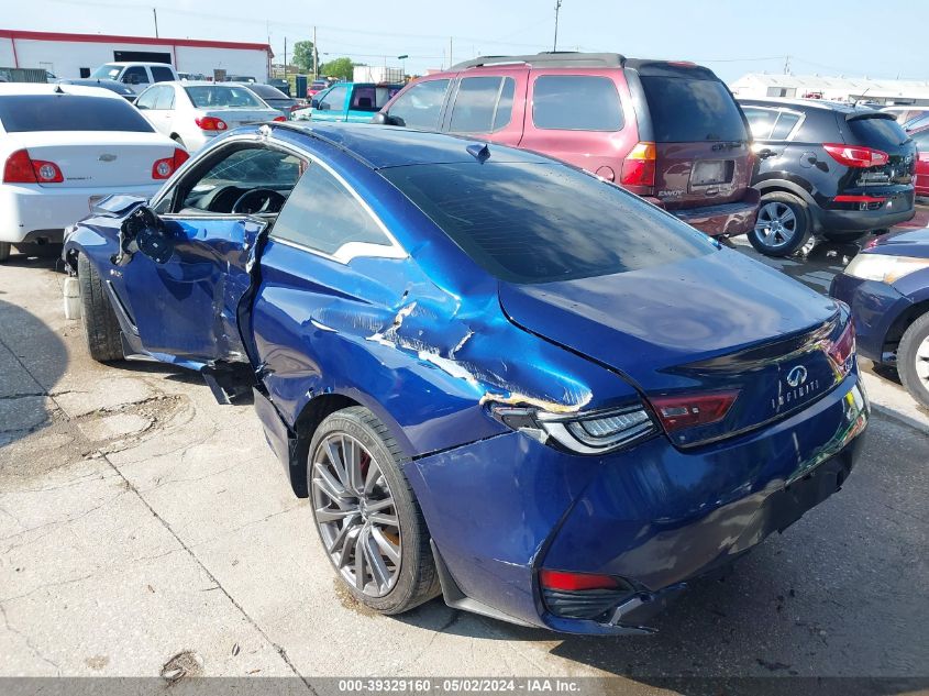 2017 Infiniti Q60 3.0T Red Sport 400 VIN: JN1FV7EKXHM610946 Lot: 39329160