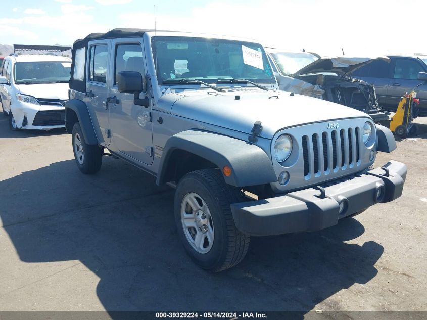 2014 Jeep Wrangler Unlimited Sport VIN: 1C4BJWDGXEL277647 Lot: 39329224