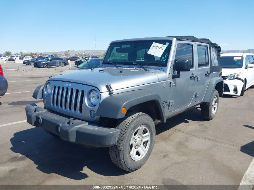 2014 Jeep Wrangler Unlimited Sport VIN: 1C4BJWDGXEL277647 Lot: 39329224