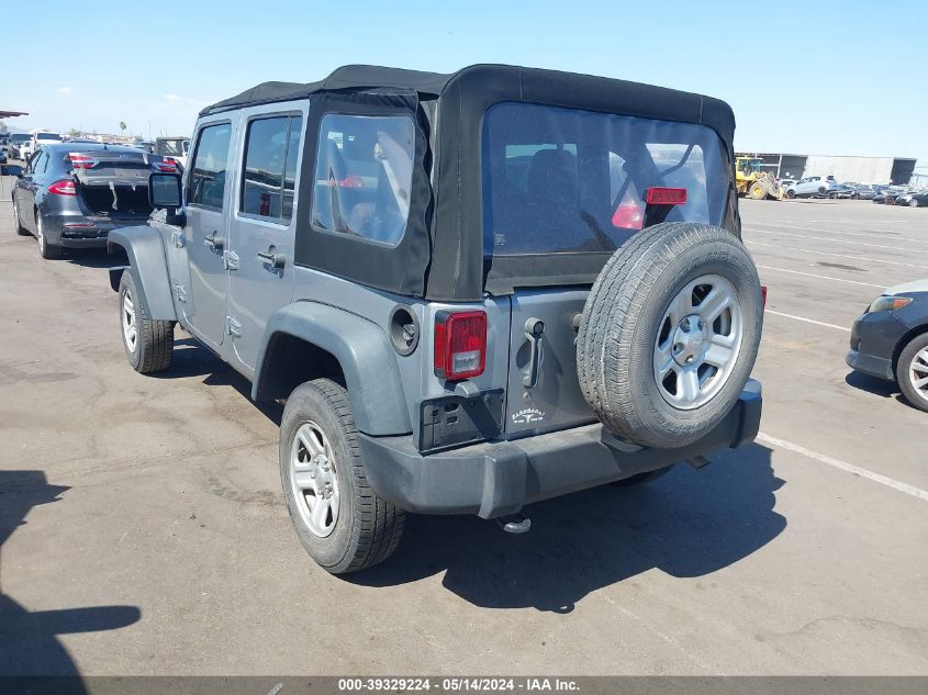 2014 Jeep Wrangler Unlimited Sport VIN: 1C4BJWDGXEL277647 Lot: 39329224