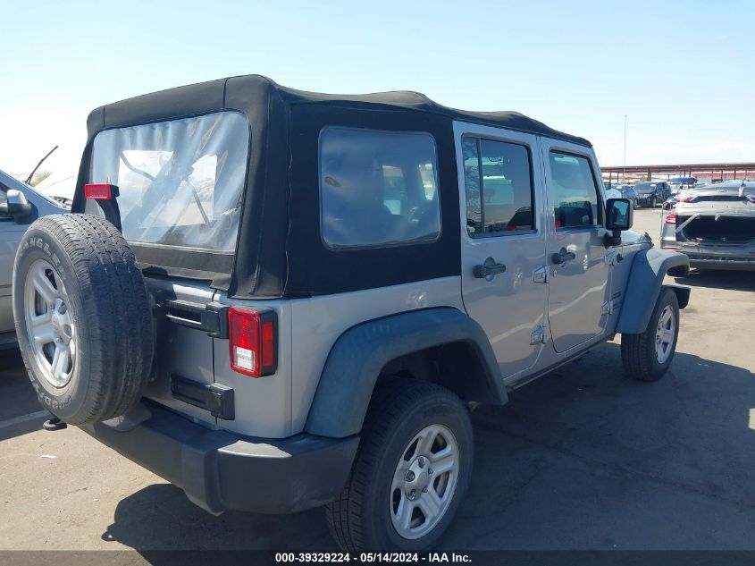 2014 Jeep Wrangler Unlimited Sport VIN: 1C4BJWDGXEL277647 Lot: 39329224