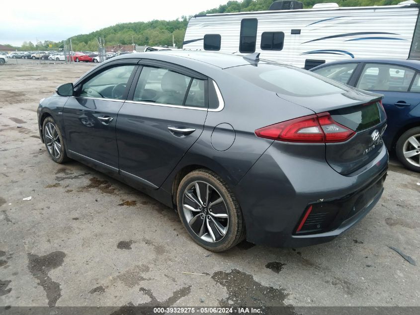 2019 Hyundai Ioniq Hybrid Limited VIN: KMHC05LC4KU110346 Lot: 39329275