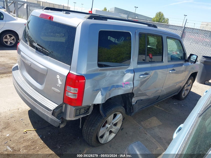 VIN 1C4NJRFB8HD175228 2017 JEEP PATRIOT LATITUDE 4X4