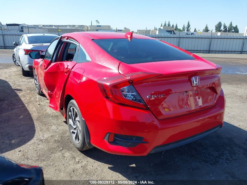 2018 Honda Civic Ex VIN: 2HGFC2F79JH516390 Lot: 39329312