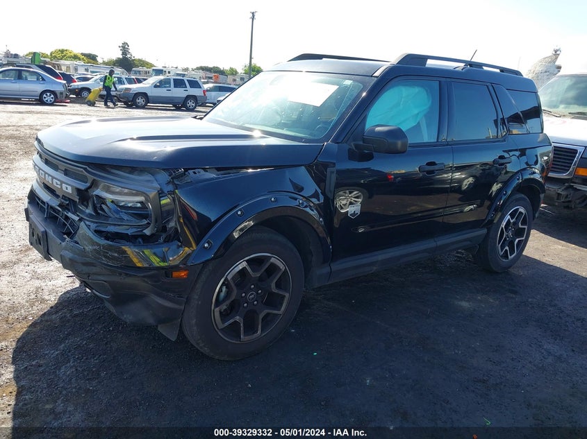 2021 Ford Bronco Sport Big Bend VIN: 3FMCR9B69MRB05047 Lot: 39329332