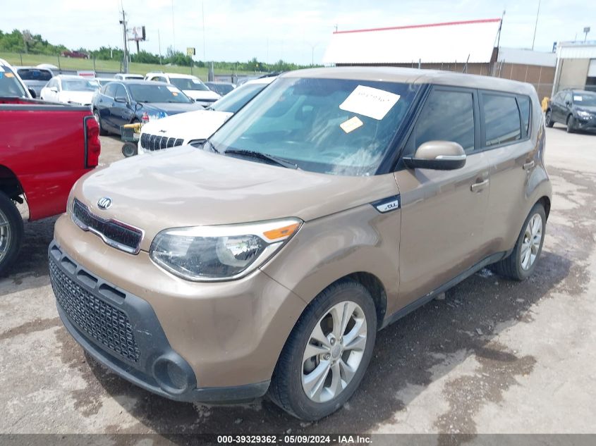 2014 Kia Soul + VIN: KNDJP3A51E7029095 Lot: 39329362