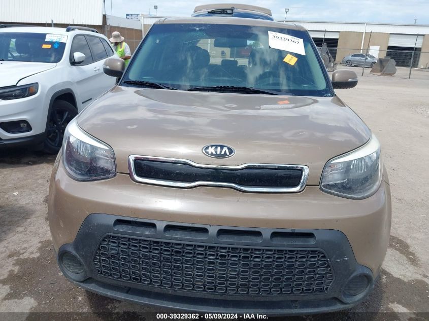 2014 Kia Soul + VIN: KNDJP3A51E7029095 Lot: 39329362