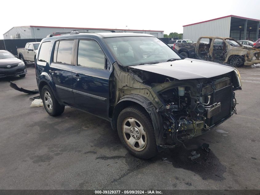 2011 Honda Pilot Lx VIN: 5FNYF4H21BB018395 Lot: 39329377