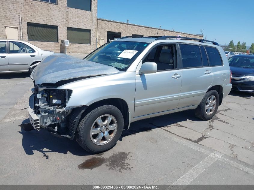 2006 Toyota Highlander V6 VIN: JTEDP21A660101094 Lot: 39329486