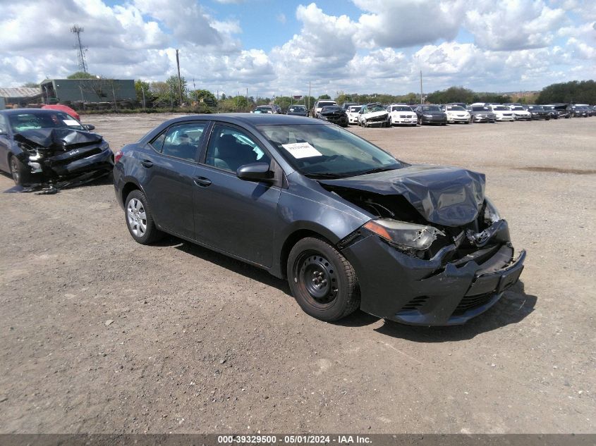 2016 TOYOTA COROLLA LE - 2T1BURHE2GC649655