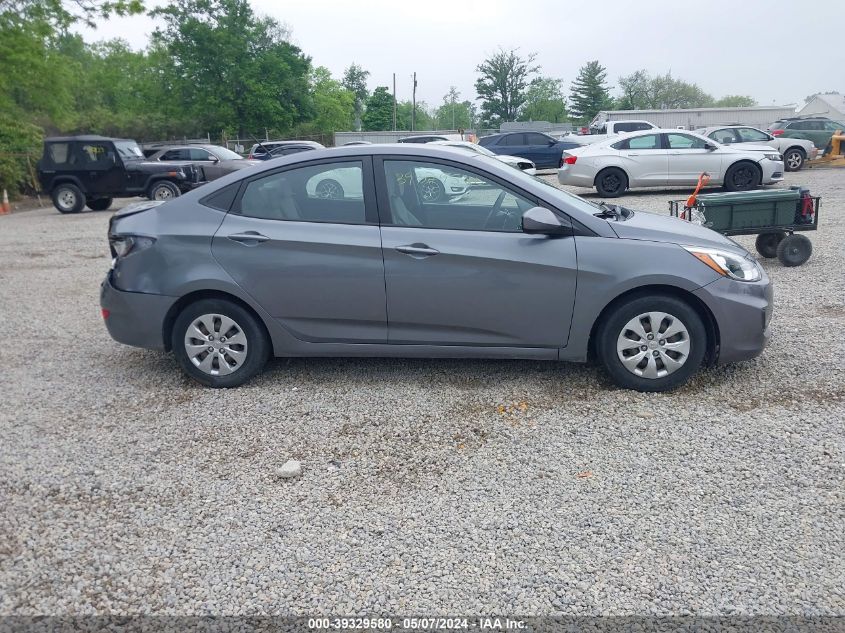 2017 Hyundai Accent Se VIN: KMHCT4AE3HU316093 Lot: 39329580