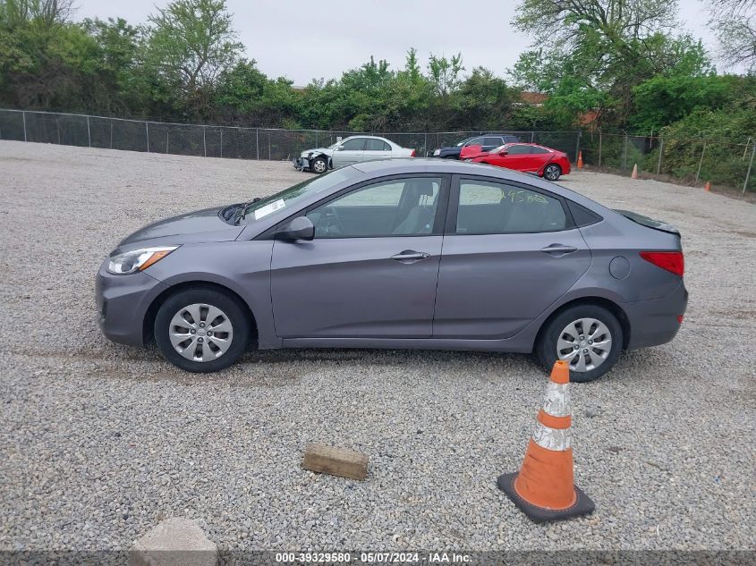 2017 Hyundai Accent Se VIN: KMHCT4AE3HU316093 Lot: 39329580