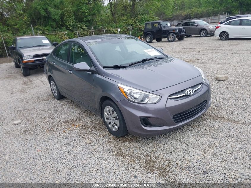 2017 Hyundai Accent Se VIN: KMHCT4AE3HU316093 Lot: 39329580