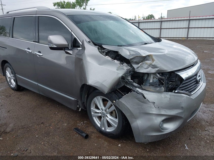 2013 Nissan Quest Le/S/Sl/Sv VIN: JN8AE2KP1D9062251 Lot: 39329641