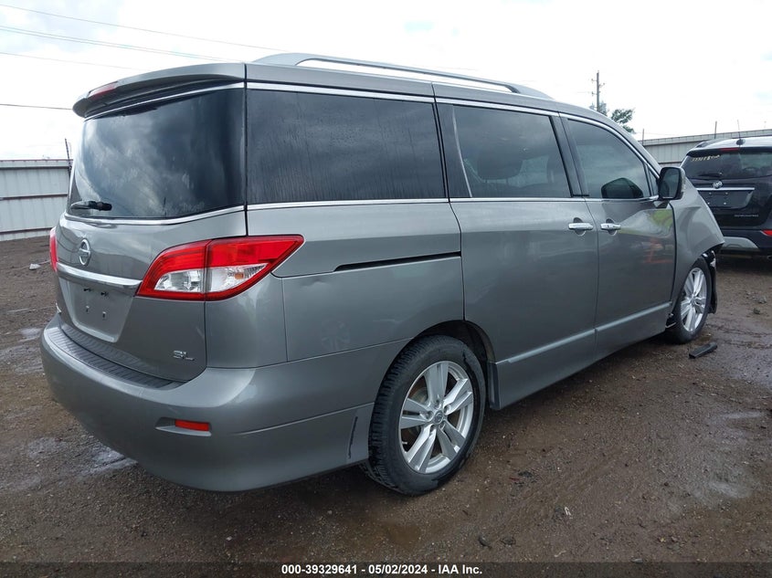 2013 Nissan Quest Le/S/Sl/Sv VIN: JN8AE2KP1D9062251 Lot: 39329641