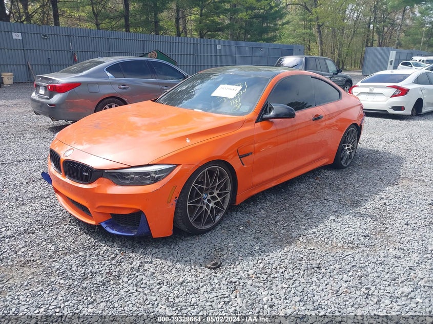 2020 BMW M4 VIN: WBS4Y9C01LAH83172 Lot: 39329684