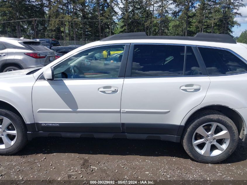 2014 Subaru Outback 2.5I Limited VIN: 4S4BRBMC7E3213950 Lot: 39329692