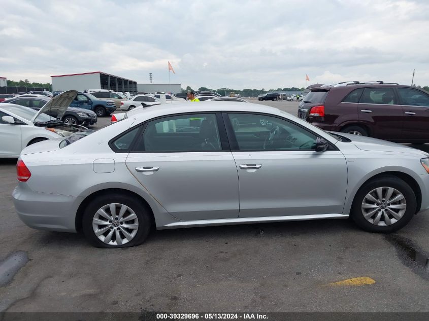 2014 Volkswagen Passat 1.8T Wolfsburg Edition VIN: 1VWAT7A37EC102993 Lot: 39329696