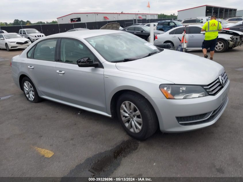 2014 Volkswagen Passat 1.8T Wolfsburg Edition VIN: 1VWAT7A37EC102993 Lot: 39329696