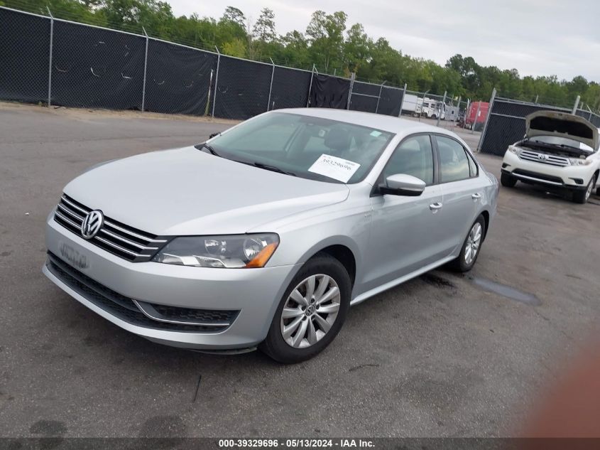 2014 Volkswagen Passat 1.8T Wolfsburg Edition VIN: 1VWAT7A37EC102993 Lot: 39329696