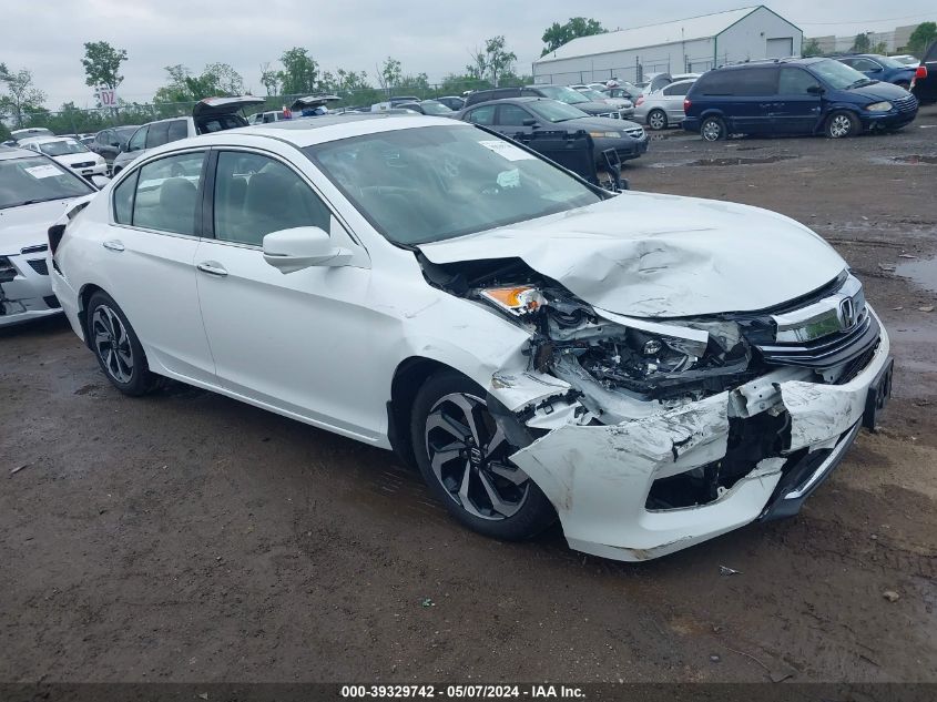 2017 Honda Accord Ex-L V6 VIN: 1HGCR3F86HA021802 Lot: 39329742