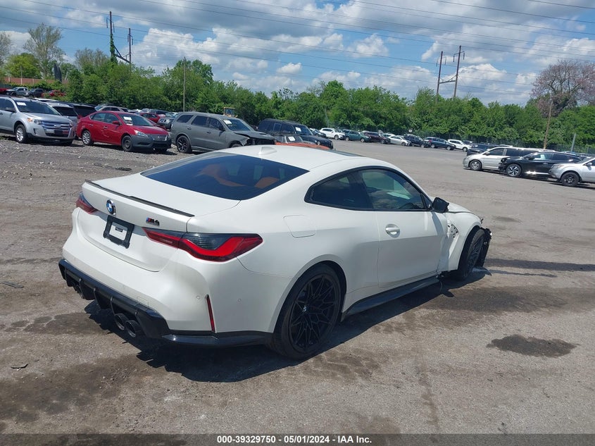 2021 BMW M4 Competition VIN: WBS33AZ00MCH22176 Lot: 39329750