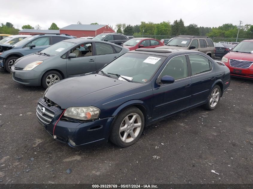 2002 Nissan Maxima Se VIN: JN1DA31A62T303909 Lot: 39329769