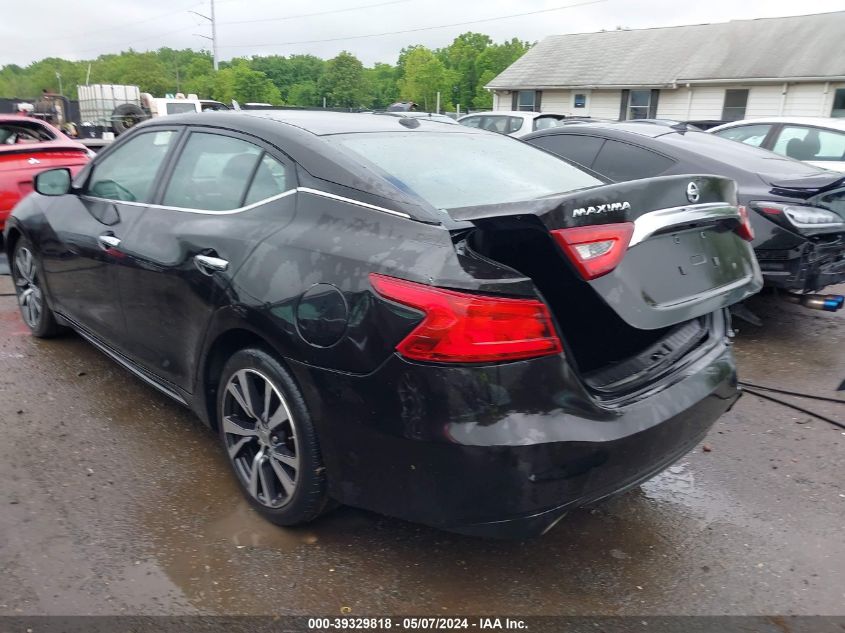 2017 Nissan Maxima 3.5 Platinum/3.5 S/3.5 Sl/3.5 Sr/3.5 Sv VIN: 1N4AA6AP7HC366862 Lot: 39329818