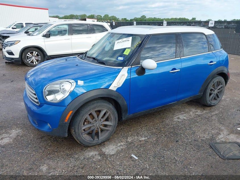 2014 Mini Countryman Cooper VIN: WMWZB3C56EWR41318 Lot: 39329956
