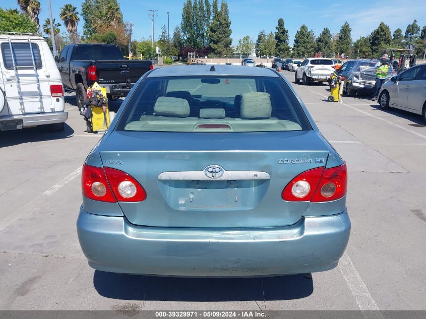 2005 Toyota Corolla Le VIN: 1NXBR32E25Z549672 Lot: 39329971