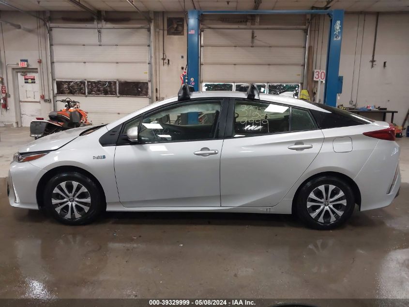 2022 Toyota Prius Prime Le VIN: JTDKAMFP4N3214853 Lot: 39329999