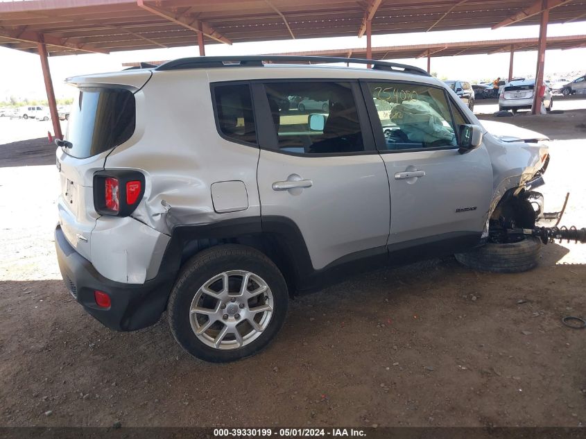 2019 Jeep Renegade Latitude 4X4 VIN: ZACNJBBB9KPK47783 Lot: 39330199