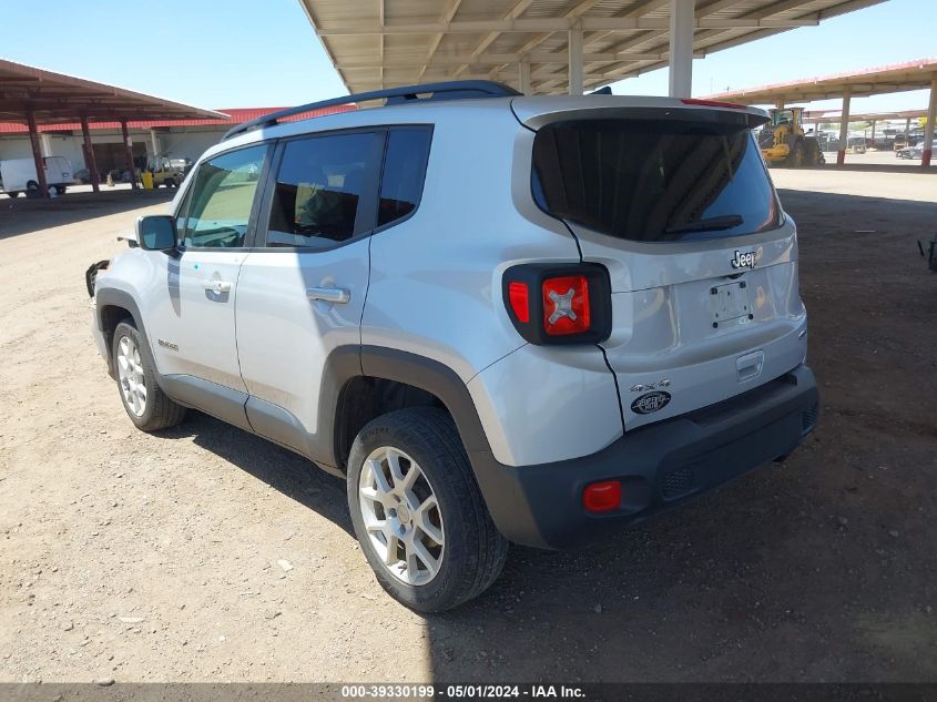 2019 Jeep Renegade Latitude 4X4 VIN: ZACNJBBB9KPK47783 Lot: 39330199