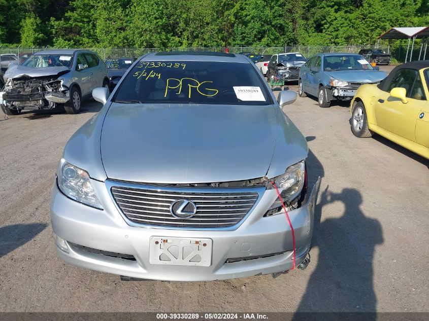 2007 Lexus Ls 460 VIN: JTHBL46F675022681 Lot: 39330289