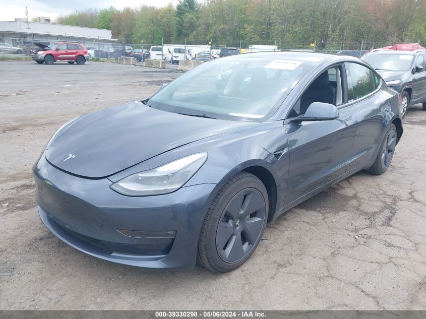 2022 TESLA MODEL 3 LONG RANGE DUAL MOTOR ALL-WHEEL DRIVE - 5YJ3E1EB4NF129074