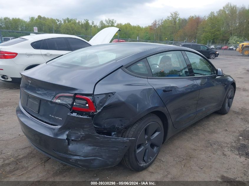 2022 TESLA MODEL 3 LONG RANGE DUAL MOTOR ALL-WHEEL DRIVE - 5YJ3E1EB4NF129074