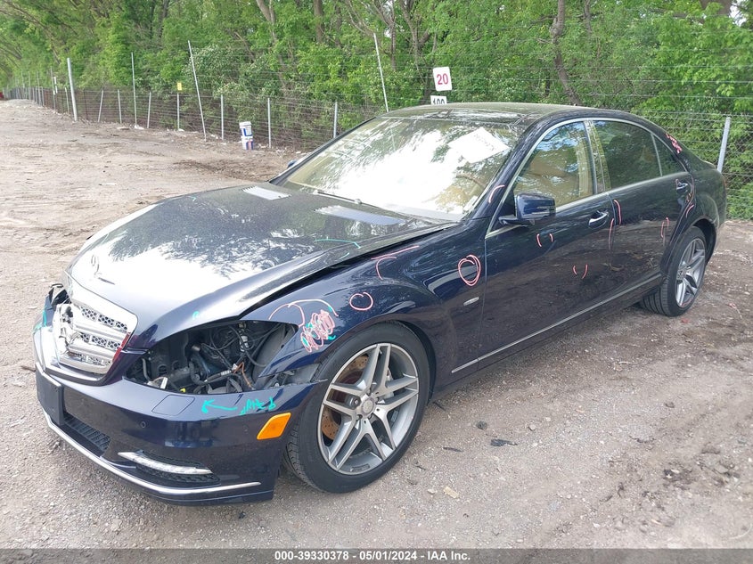 2012 Mercedes-Benz S 550 4Matic VIN: WDDNG9EB4CA447483 Lot: 39330378