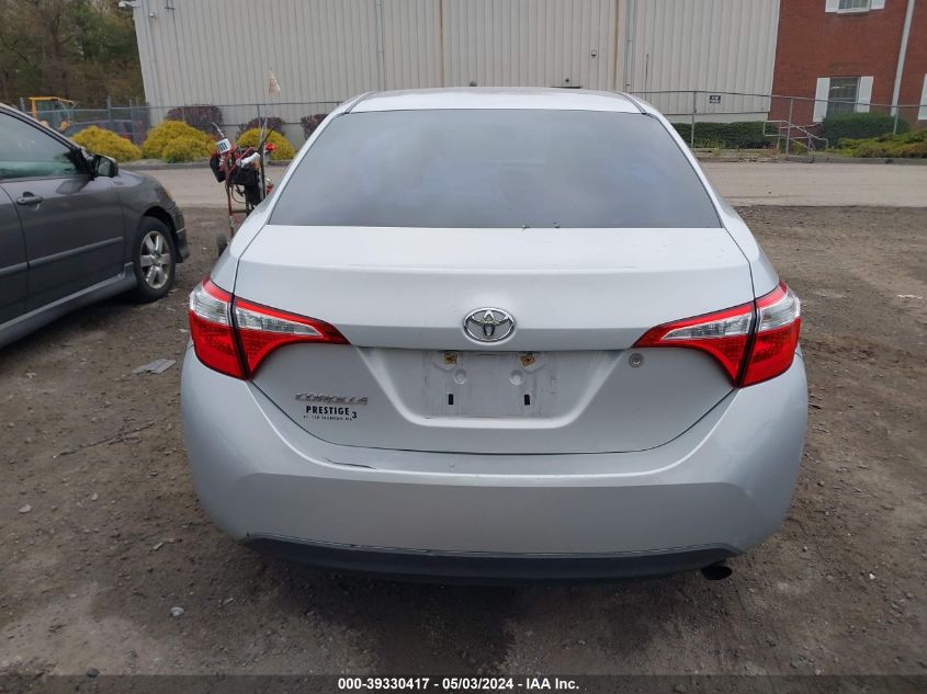 2016 Toyota Corolla L VIN: 2T1BURHE3GC497739 Lot: 39330417