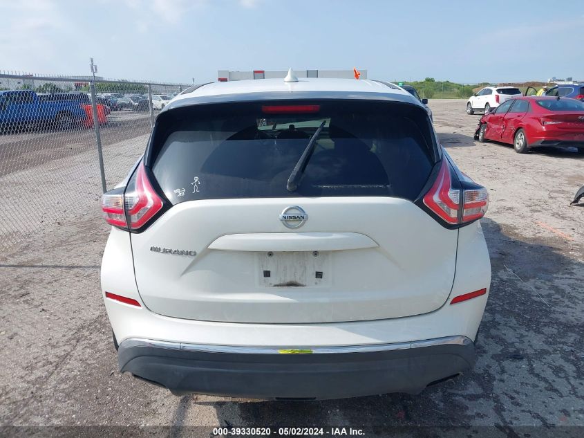 2016 Nissan Murano S VIN: 5N1AZ2MG0GN169652 Lot: 39330520