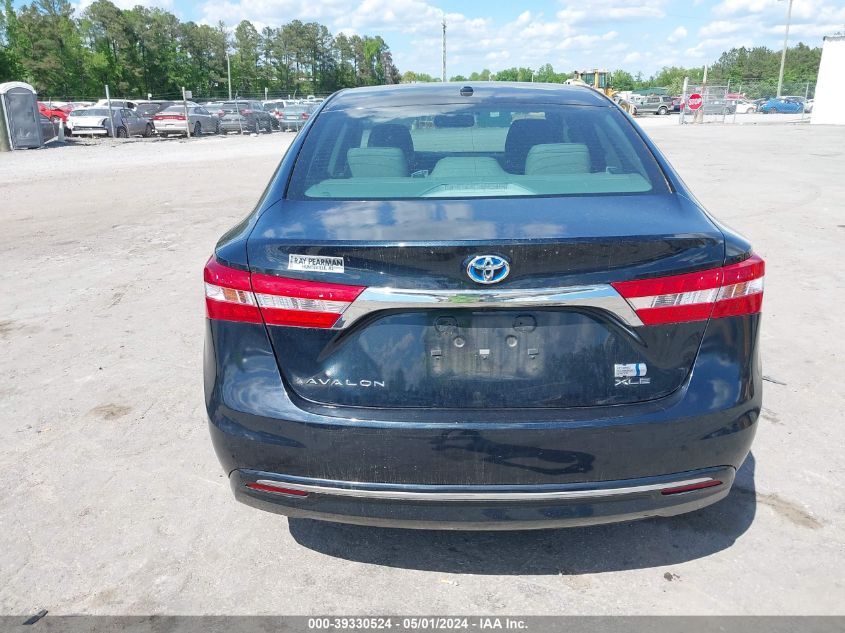 2015 Toyota Avalon Hybrid Xle Premium VIN: 4T1BD1EB3FU036243 Lot: 39330524